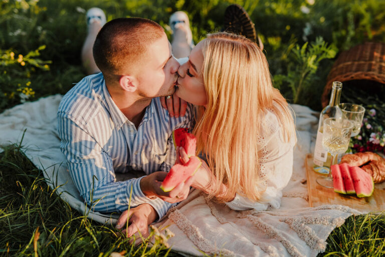 Pomysł na sesję zdjęciową we dwoje: piknik | Marlena i Michał