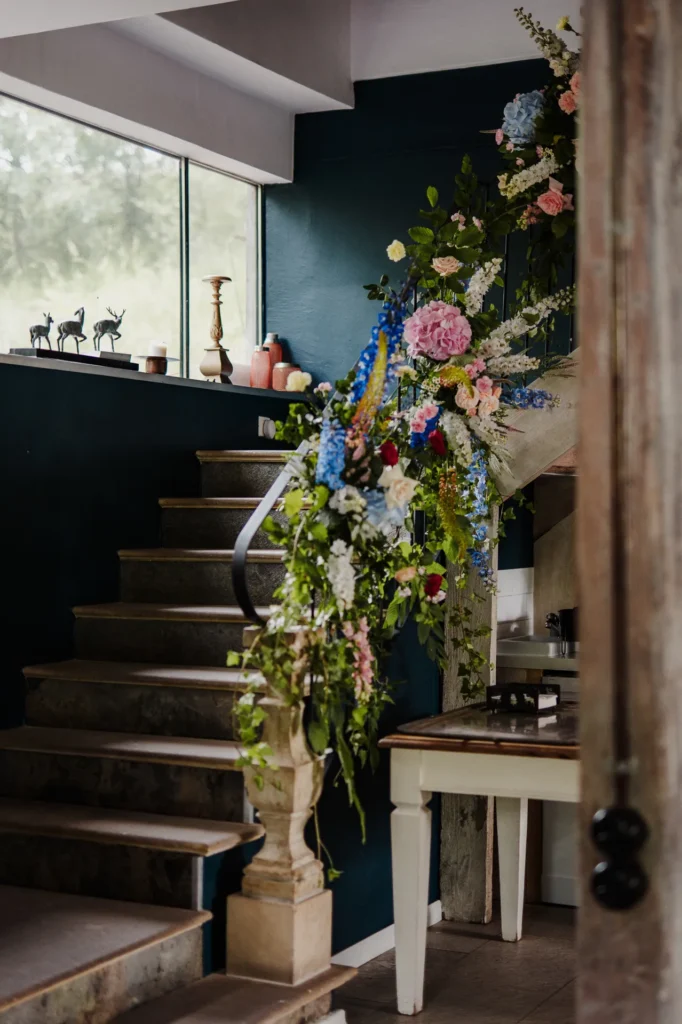 Dekoracje przygotowane na przyjęcie weselne w Polnej Zdrój